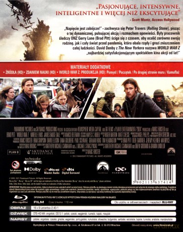 World War Z [Blu-Ray]