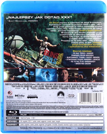 xXx: Reaktywacja [Blu-Ray]