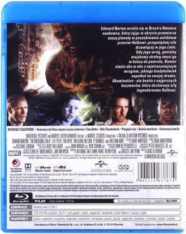 Incredible Hulk (Platinum Collection) [Blu-Ray]