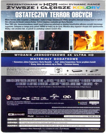Coś (steelbook) [Blu-Ray 4K]