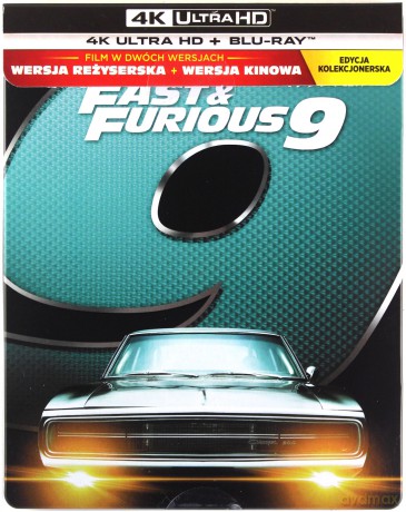Szybcy i wściekli 9 (wersja reżyserska + wersja kinowa) (steelbook) [Blu-Ray 4K]+[Blu-Ray]