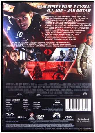 Snake Eyes: Geneza G.I. Joe [DVD]
