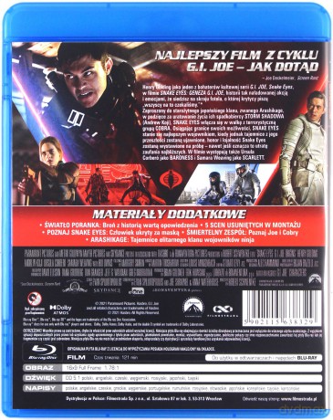 Snake Eyes: Geneza G.I. Joe [Blu-Ray]