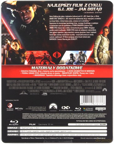 Snake Eyes: Geneza G.I. Joe (steelbook) [Blu-Ray]