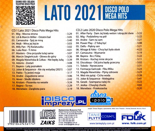 Lato 2021 - Disco Polo Mega Hits [2CD]