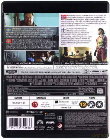 10 Cloverfield Lane [Blu-Ray 4K]+[Blu-Ray]
