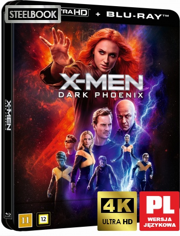 X-Men: Mroczna Phoenix (steelbook) [Blu-Ray 4K]+[Blu-Ray]