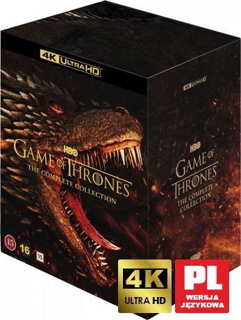 Gra o tron Sezon 1-8 [BOX] [30xBlu-Ray 4K]+[3xBlu-Ray]