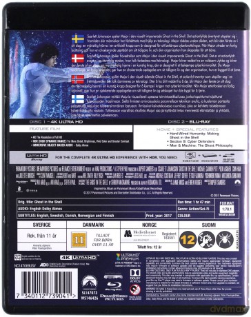Ghost in the Shell [Blu-Ray 4K]+[Blu-Ray]