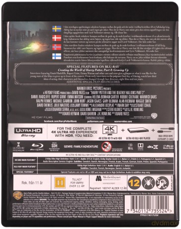 Harry Potter and the Deathly Hallows: Part 2 (Harry Potter i Insygnia Śmierci: Część II) [Blu-Ray 4K]+[Blu-Ray]