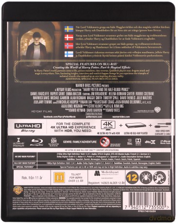 Harry Potter i Książę Półkrwi [Blu-Ray 4K]+[Blu-Ray]
