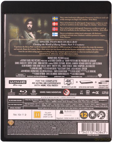 Harry Potter i więzień Azkabanu [Blu-Ray 4K]+[Blu-Ray]