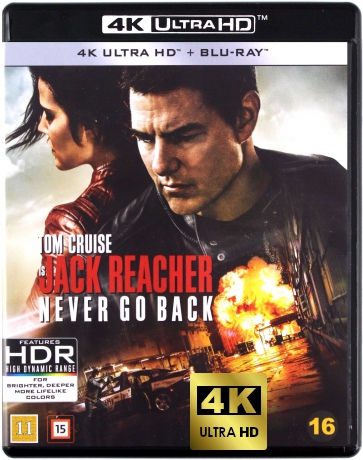 Jack Reacher: Never Go Back (Jack Reacher: Nigdy nie wracaj) [Blu-Ray 4K]+[Blu-Ray]