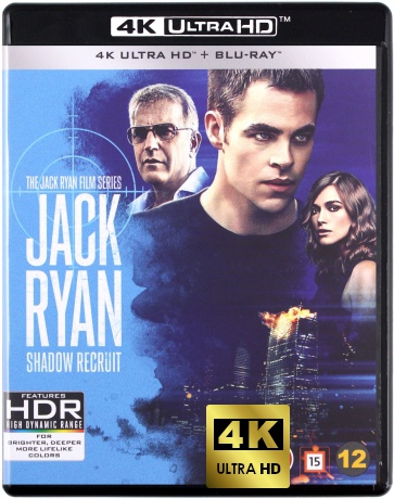 Jack Ryan: Shadow Recruit (Jack Ryan: Teoria chaosu) [Blu-Ray 4K]+[Blu-Ray]