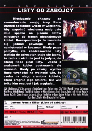 Listy od zabójcy [DVD]