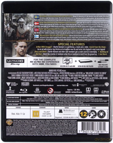 Król Artur: Legenda miecza [Blu-Ray 4K]+[Blu-Ray]