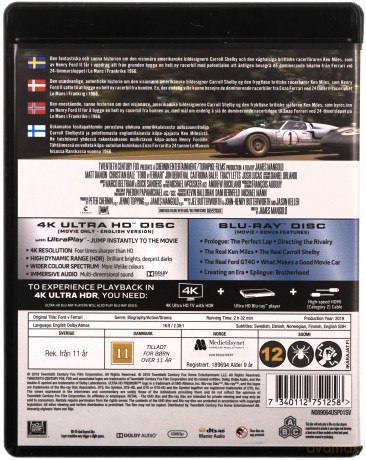 Le Mans '66 [Blu-Ray 4K]+[Blu-Ray]