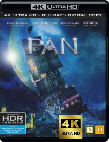 Pan (Piotruś. Wyprawa do Nibylandii) [Blu-Ray 4K]+[Blu-Ray]