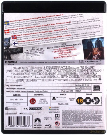 Smętarz dla zwierzaków [Blu-Ray 4K]+[Blu-Ray]