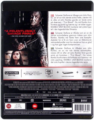 Rambo: Last Blood (Rambo: Ostatnia krew) [Blu-Ray 4K]+[Blu-Ray]