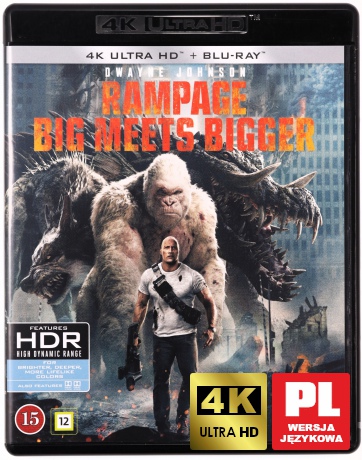 Rampage: Dzika furia [Blu-Ray 4K]+[Blu-Ray]
