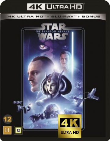 Star Wars: Episode 1 - Phantom Menace (Gwiezdne wojny: Część I - Mroczne widmo) [Blu-Ray 4K]+[Blu-Ray]