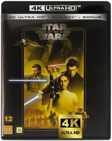 Star Wars: Episode 2 - Attack Of The Clones (Gwiezdne wojny: Część II - Atak klonów) [Blu-Ray 4K]+[2xBlu-Ray]