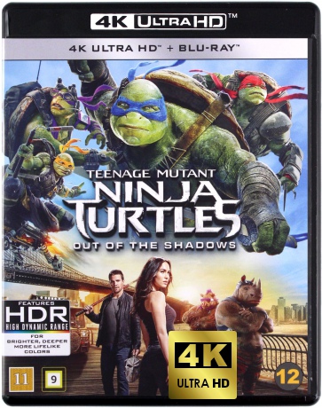 Teenage Mutant Ninja Turtles: Out of the Shadows (Wojownicze żółwie ninja: Wyjście z cienia) [Blu-Ray 4K]+[Blu-Ray]