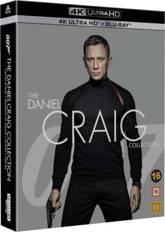 007 James Bond Daniel Craig Kolekcja [BOX] [4xBlu-Ray 4K]+[4xBlu-Ray]