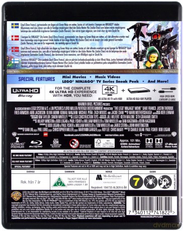 The LEGO Ninjago Movie [Blu-Ray 4K]+[Blu-Ray]