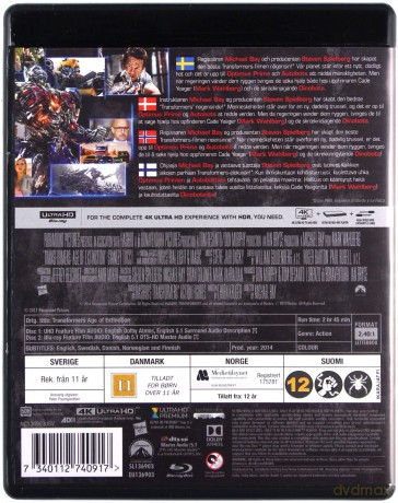 Transformers: Age of Extinction (Transformers: Wiek zagłady) [Blu-Ray 4K]+[Blu-Ray]
