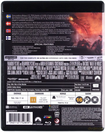 Wojna Światów [Blu-Ray 4K]+[Blu-Ray]