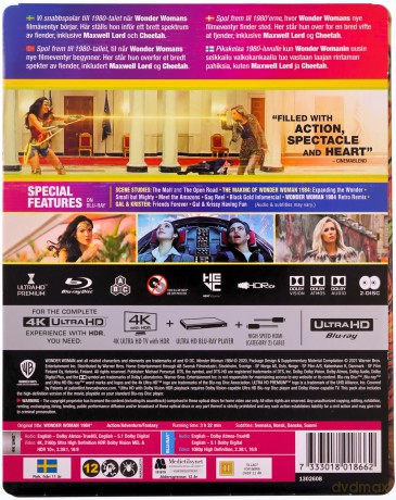 Wonder woman 1984 (Limited) (steelbook) [Blu-Ray 4K]+[Blu-Ray]