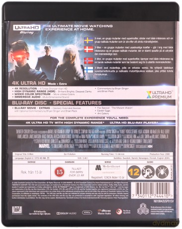X-Men [Blu-Ray 4K]+[Blu-Ray]