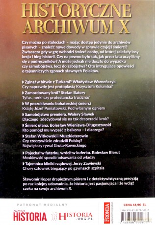 Historyczne Archiwum X - Sławomir Koper [KSIĄŻKA]
