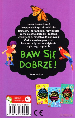 Jestem bystrzakiem. Zagadki logiczne - Katarzyna Sarna [KSIĄŻKA]
