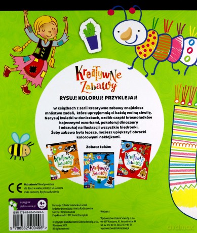 Kreatywne zabawy. W domu [KSIĄŻKA]