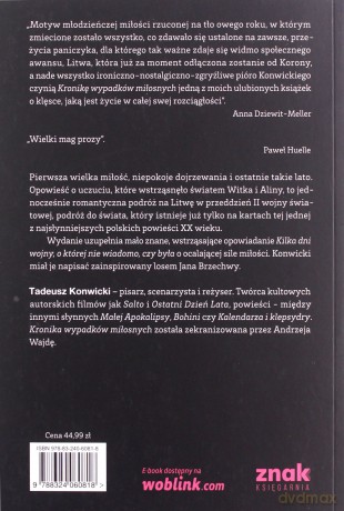 Kronika wypadków miłosnych - Tadeusz Konwicki [KSIĄŻKA]