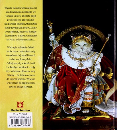 Nowa galeria kotów. Druga odsłona sztuki z pazurem - Susan Herbert [KSIĄŻKA]