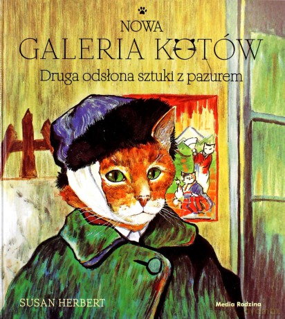 Nowa galeria kotów. Druga odsłona sztuki z pazurem - Susan Herbert [KSIĄŻKA]