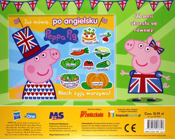 Peppa Pig. Już mówię po angielsku część 1. Wszyscy do stołu [KSIĄŻKA]