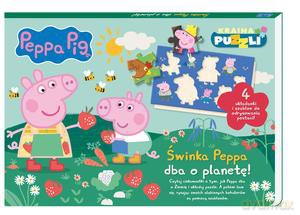 Peppa Pig. Kraina puzzli. Świnka Peppa dba o planetę! [KSIĄŻKA]