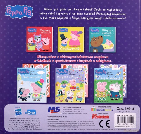 Peppa Pig. Opowiadania z naklejkami nr 4. Moje Hobby [KSIĄŻKA]