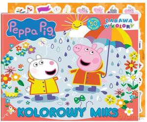 Peppa Pig. Zabawa w kolory część 4. Kolorowy Miks [KSIĄŻKA]