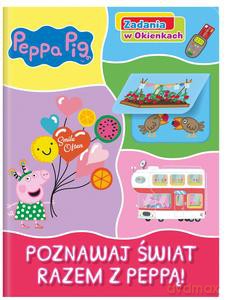 Peppa Pig. Zadania w okienkach. Poznawaj świat razem z Peppą! [KSIĄŻKA]