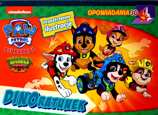 Psi Patrol. Opowiadania 3D. Dino akcja [KSIĄŻKA]