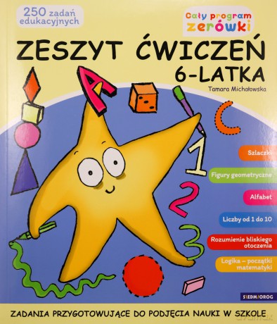 Zeszyt ćwiczeń 6-latka - Tamara Michałowska [KSIĄŻKA]