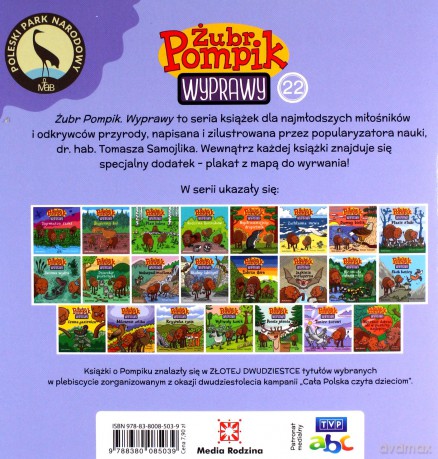 Żubr Pompik. Wyprawy (Tom 22) Taniec żurawi - Tomasz Samojlik [KSIĄŻKA]