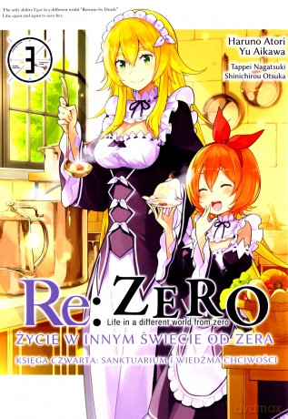Re: Zero. Życie w innym świecie od zera. Księga 4 - Sanktuarium i Wiedźma Chciwości (Tom 3) - Tappei Nagatsuki [KOMIKS]
