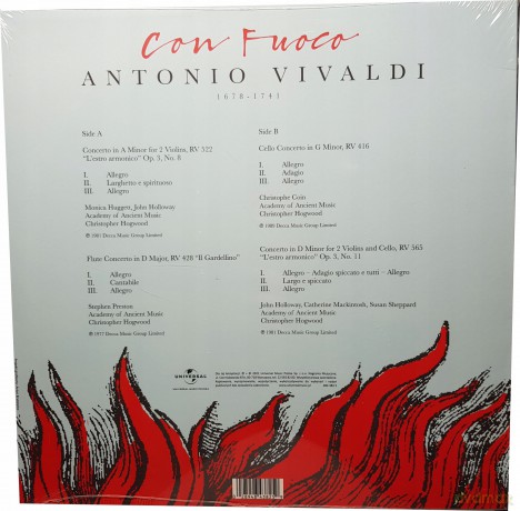 Vivaldi: Jm Con Fuoco - Antonio Vivaldi [Winyl]